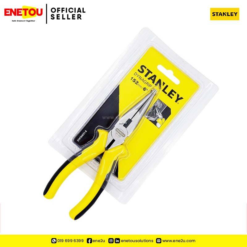 STANLEY 840318 DYNAGRIP LONG NOSE PLIERS